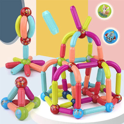 MAGNETIC STICKS BUILDING BLOCKS FOR KIDS EARLY LEARNING & DEVELOPMENT