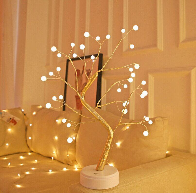 Elegant Pearls LED Tree Lights